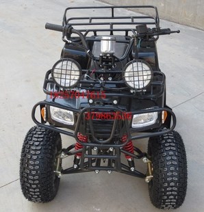 ATV125cc升级小悍马沙滩车 改装 双网灯 四轮越野摩托车