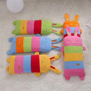 婴儿枕头兔宝宝加长定型荞麦枕芯幼儿园5全棉枕套0 6岁儿童枕