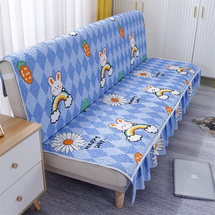 可折叠沙发垫万能防滑无扶手沙发套罩简易沙发床万能盖布单人双人