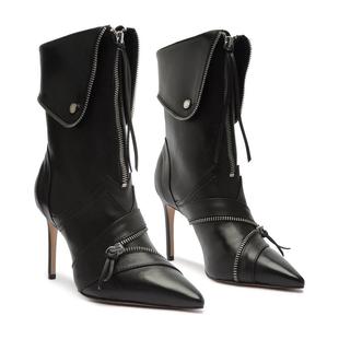 海外购SCHUTZ Arla女士专柜正品 时装 靴潮牌尖头高跟长筒皮靴