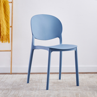 工厂直销团购椅子PP塑料椅子家用加厚靠背椅叠放收纳餐椅户外凳子