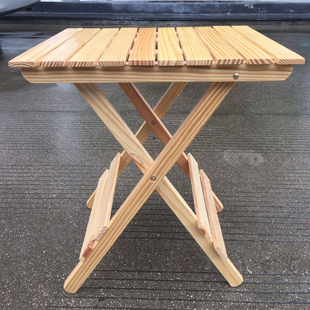 包邮 沙滩折叠小餐桌 实木折叠桌简易休闲小方桌便携式 简约