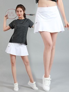 新款 速干运动裤 裙女假两件半身短裙健身羽毛球网球马拉松跑步裙裤
