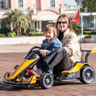 卡丁车电动四轮赛车遥控玩具车可坐大人漂移亲子车成人汽车儿童车