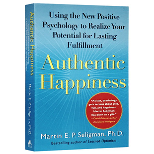 幸福科学四部曲之一 积极心理学书籍 进口英语书 真实 全英文版 英文原版 Happiness 幸福 Authentic 塞利格曼 正版