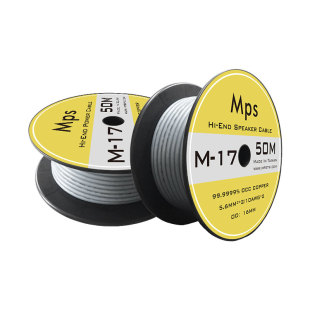 17单晶铜6N音箱喇叭线功放cd解码 HiFi音响电源线散线 Mps台湾产M