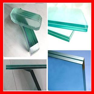 夹胶钢化玻璃5 5工程安全雨棚围栏阳光房双层超白干夹湿m