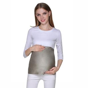 正品 孕妇防带辐射兜护宝肚吊内穿怀孕胎期上衣上 l防辐射服孕妇装