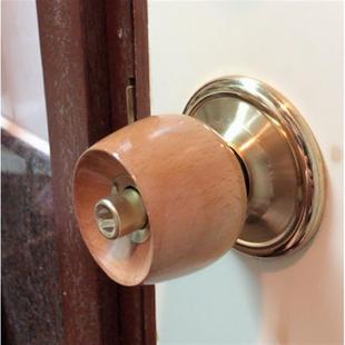 圆形家用门锁室内卧室卫生间通用型304不锈钢房间球形锁木门锁具