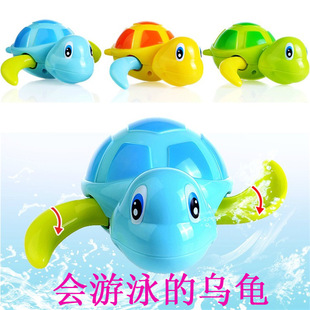 儿童洗澡玩具抖音同款 宝宝婴儿网红戏水小乌龟会游泳男孩女孩鸭鸭