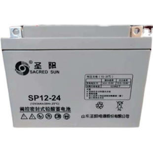 铅酸蓄电池12V24Ah免维护SP12 24消防主机直流电瓶UPS电备用