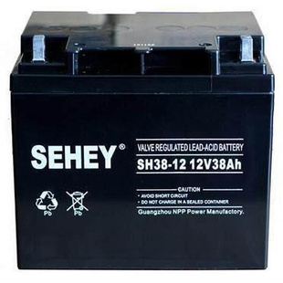 SH38 12V38AH 铅酸免维护UPS蓄电池
