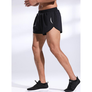 紧身短裤 男运动夏季 速干马拉松三分裤 田径训练服内衬冰丝体考跑步