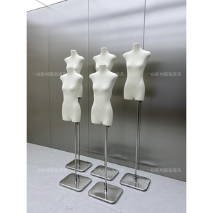 店女模特半身女装 广州扁模特展示架婚纱橱窗假人台女模型道具 服装