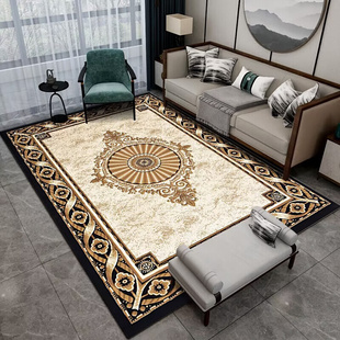 新中式 地毯客厅大地毯茶几垫子加厚毛毯地垫高级毯床尾毯可擦 新品