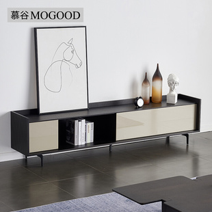 意式 北欧电视柜茶几组合套装 高款 现代简约小户型设计师客厅家具