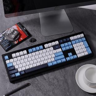 魔极客M5铝坨坨108键客制化机械键盘成品有线电脑电竞游戏键盘RGB