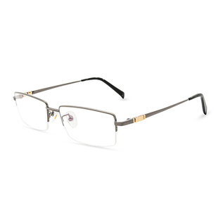 新款 防辐射眼镜近视眼镜框男眼镜架女纯钛商务眼镜男潮眼睛配成品