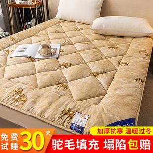 驼毛床垫软垫加厚冬季 保暖家用睡垫保护垫被褥子宿舍床褥垫子防寒
