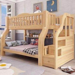 米 上下床小户子母床成人儿童床高低床双层床加厚上下铺全实木18