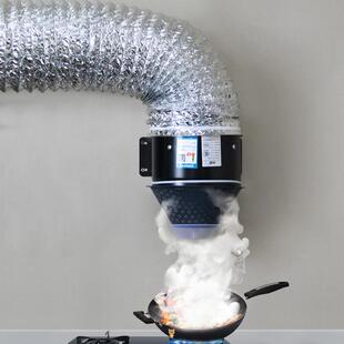 排气扇厨房家用排风扇强力油烟换气扇8寸墙壁式 静音管道抽风机