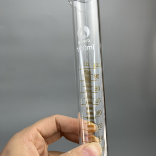 检测量筒量分度量筒矿粉100入式 玻璃0.5a毫升