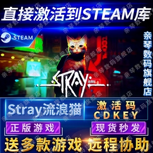 流浪猫野猫迷失猫Stray激活码 CDKEY国区全球区电脑PC中文游戏扮演流浪猫野猫迷路 Steam正版