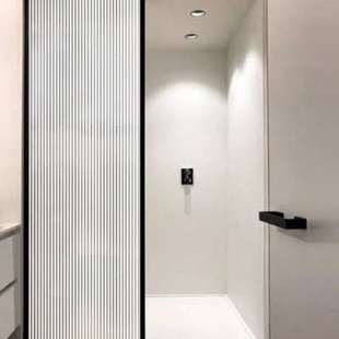 新款 西安极简人气淋浴房半隔断卫生间干湿分离安装 开放式 产虹玻璃