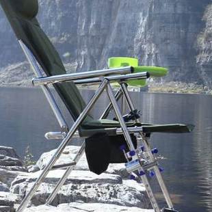 钓椅座椅户外 欧式 厂促2020新款 新款 不锈钢全地形筏钓躺椅凳可躺式