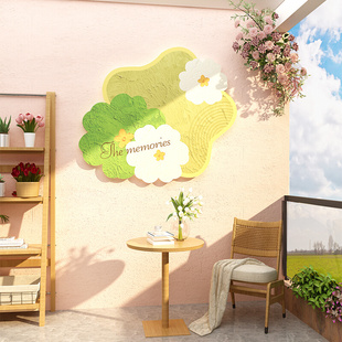 立体花小阳台装 饰布置墙面壁花园造景出租屋改造用品遮丑神器挂件