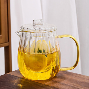 凡器玻璃茶壶单壶耐高温过滤茶水分离泡茶壶室内家用花茶茶具套装