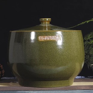 急速发货景德镇陶瓷米缸水缸油缸面缸带盖家用厨房储米箱米桶腌菜