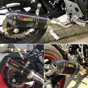 摩托车改装 GSX250R不锈钢中段连接弯管跑车音天蝎排气管
