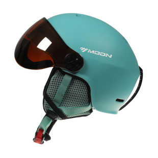 滑雪头盔雪镜一体帽套单板双板滑雪防护装 备户外登山运动骑行护具