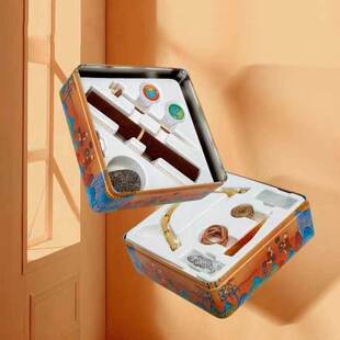 三星堆博物馆文创古法制玉手工礼盒学生儿童创意 考古生日礼物