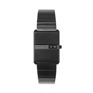 正品 海外购Breda专柜舒适流行黑色钢带石英腕表简约百搭女士手表