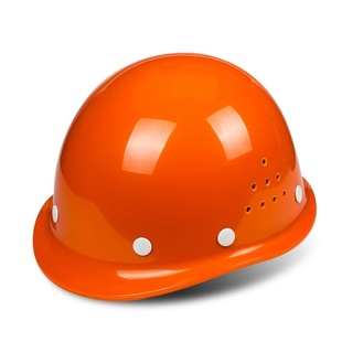 玻璃钢安全帽工地男施工建筑工程加厚电力安全头盔夏季 透气工程
