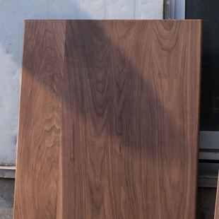 黑胡桃木料定制实木板材桌面板原木大板家具餐桌电视柜吧台面隔板