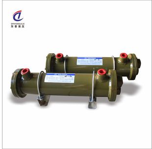 60紫铜管式 广东供应机油冷却器 列管式 螺纹冷却器 换热交换器