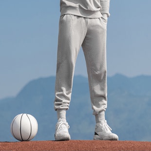 男束脚美式 休闲针织篮球长裤 0.1%UZIS运动裤 子蓝标卫裤 宽松训练裤