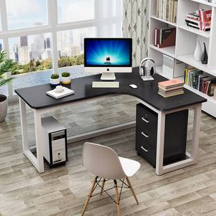 简约现代时尚 转角电脑桌 电竞台式 经济型书桌直角办公桌写字台桌