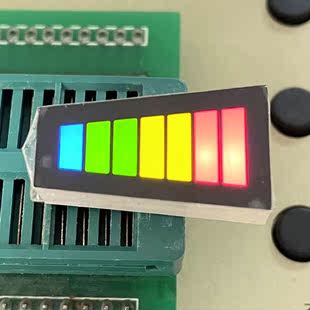 售2514四色共阳LED倒车雷达模块3316三色红黄绿彩屏数码 管发光块
