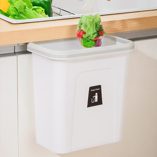 日本厨房垃圾桶挂式 家用厨余分类橱柜门壁挂卫生间厕所收纳桶纸篓