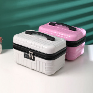 化妆包新款 ins便携女手提旅行箱大容量防水洗漱品收纳包化妆箱盒
