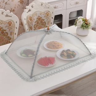 可折叠盖菜罩餐桌饭菜罩遮菜防尘罩剩菜食物罩家用新款 2024饭桌盖