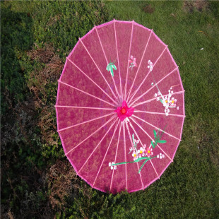包邮 舞蹈伞透明伞工艺伞古典江南雨花伞演出道具伞透明伞儿童小伞