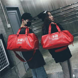 短途旅行袋 健身包男运动轻便行李包行李袋 大容量网红旅行包韩版