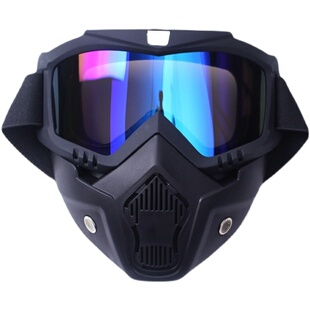 户外骑行军迷面罩战术装 备软弹CS面具哈雷摩托车防雾防风沙护目镜