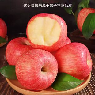 山东烟台红富士苹果生鲜水果新鲜应季 脆甜整箱10斤