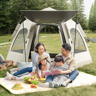备室内野营用品加厚全自动折叠便携式 户外露营帐篷野外野餐装